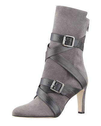 Deeppur Double Buckle Bootie W8