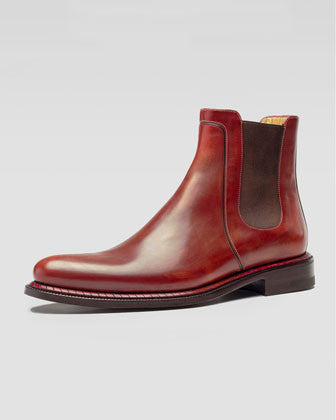 Antique Calfskin Short Boot
