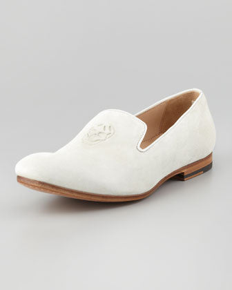 Suede Skull Embossed Loafer M11
