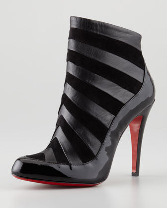 Azimut Caged Leather Bootie W7